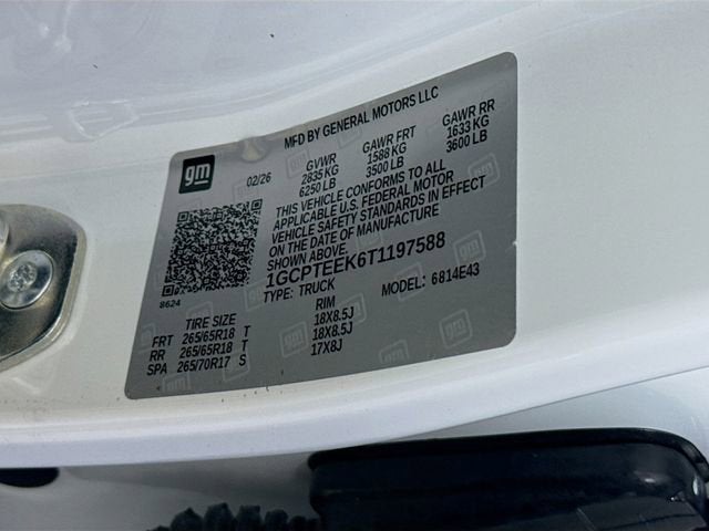 2026 Chevrolet Colorado Trail Boss