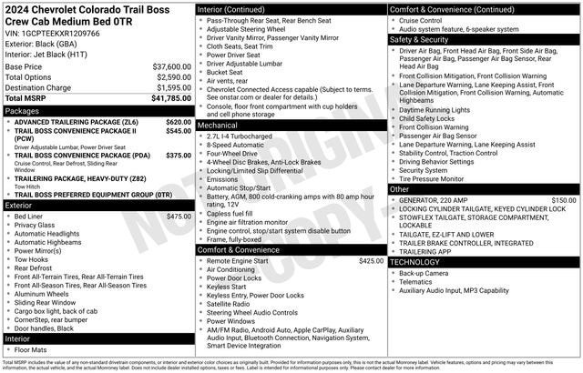 2024 Chevrolet Colorado Trail Boss