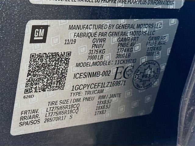 2020 Chevrolet Silverado 1500 Custom Trail Boss