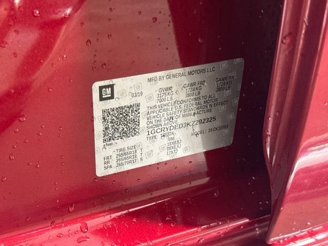 2019 Chevrolet Silverado 1500 LT