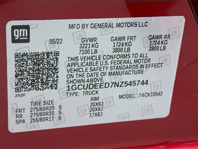 2022 Chevrolet Silverado 1500 RST