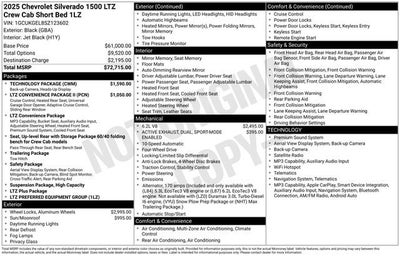 2025 Chevrolet Silverado 1500 LTZ