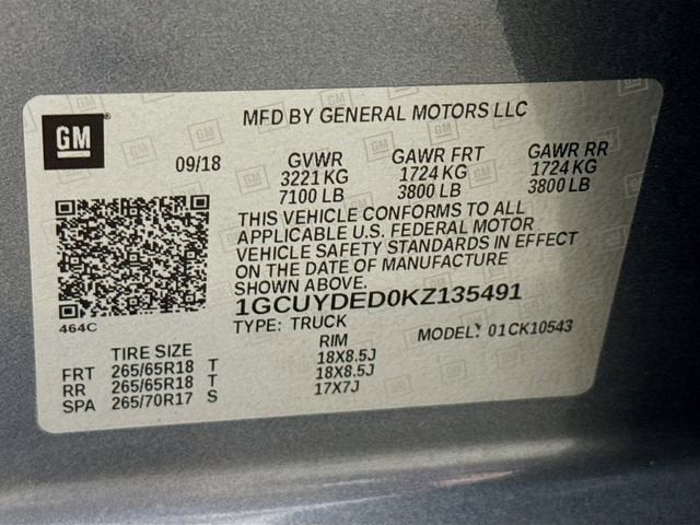 2019 Chevrolet Silverado 1500 LT