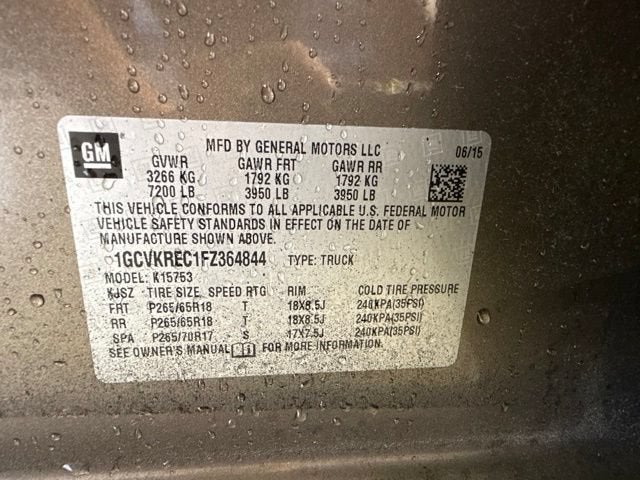 2015 Chevrolet Silverado 1500 LT
