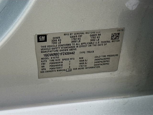 2015 Chevrolet Silverado 1500 LT