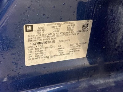 2017 Chevrolet Silverado 1500 LT