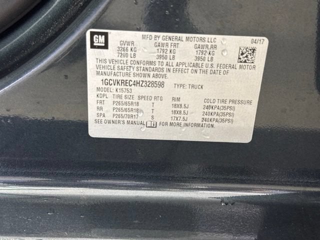 2017 Chevrolet Silverado 1500 LT