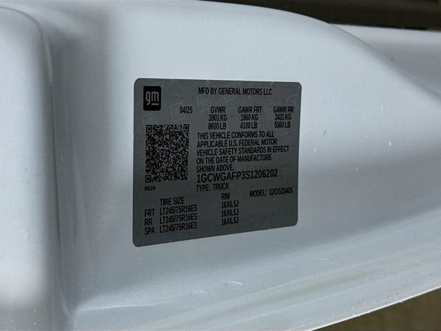 2025 Chevrolet Express Cargo WT