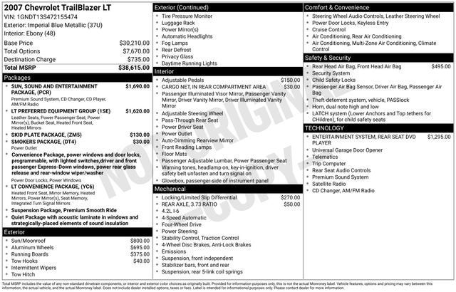 2007 Chevrolet Trailblazer LT
