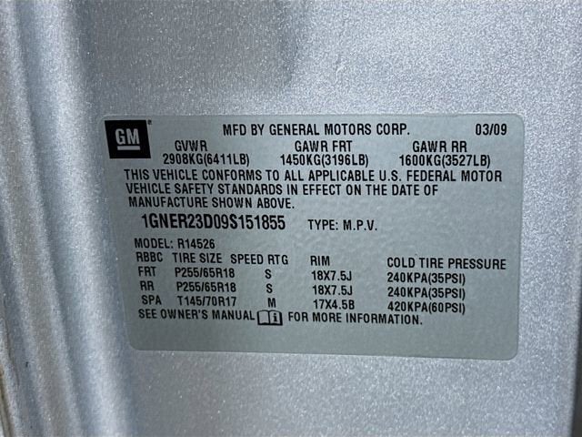 2009 Chevrolet Traverse LT w/1LT