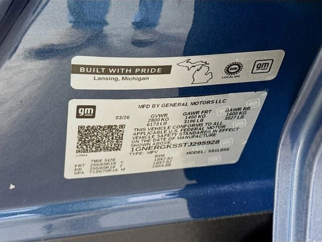 2026 Chevrolet Traverse LT