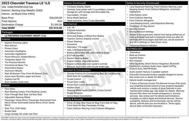 2023 Chevrolet Traverse LS