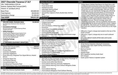 2027 Chevrolet Traverse LT