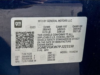 2023 Chevrolet Traverse LT Cloth