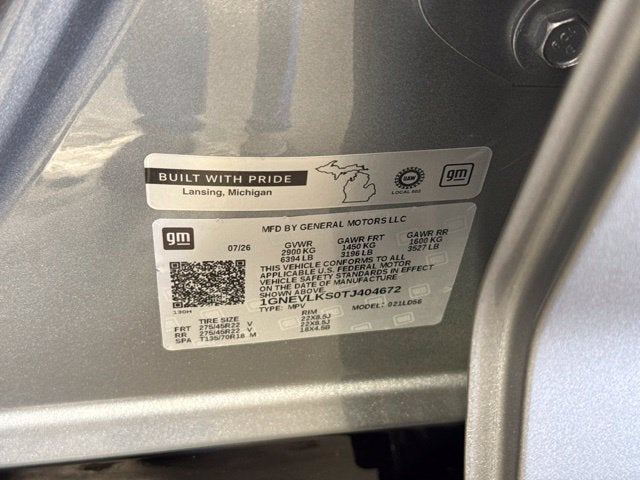 2026 Chevrolet Traverse RS