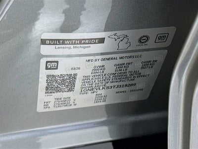 2026 Chevrolet Traverse RS