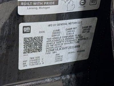 2026 Chevrolet Traverse RS