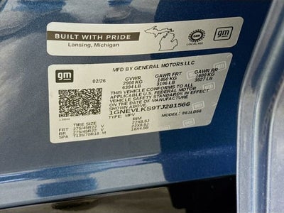 2026 Chevrolet Traverse RS