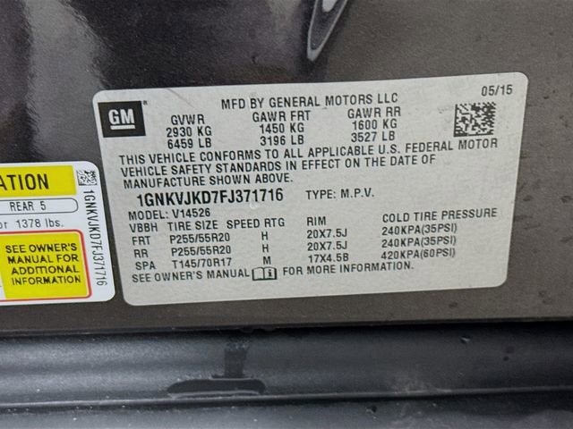 2015 Chevrolet Traverse LTZ