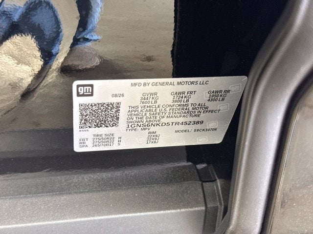 2026 Chevrolet Tahoe LT