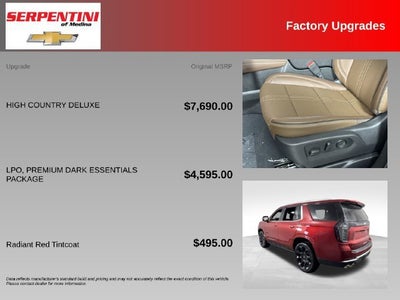 2026 Chevrolet Tahoe High Country
