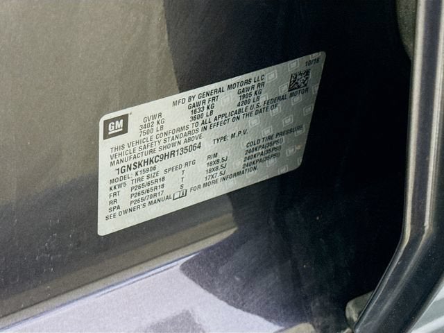 2017 Chevrolet Suburban LT