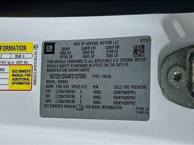 2015 GMC Sierra 3500 HD NA