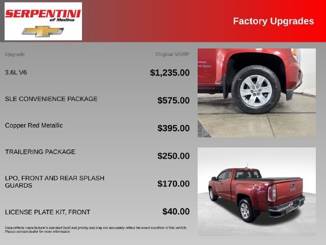 2016 GMC Canyon 4WD SLE