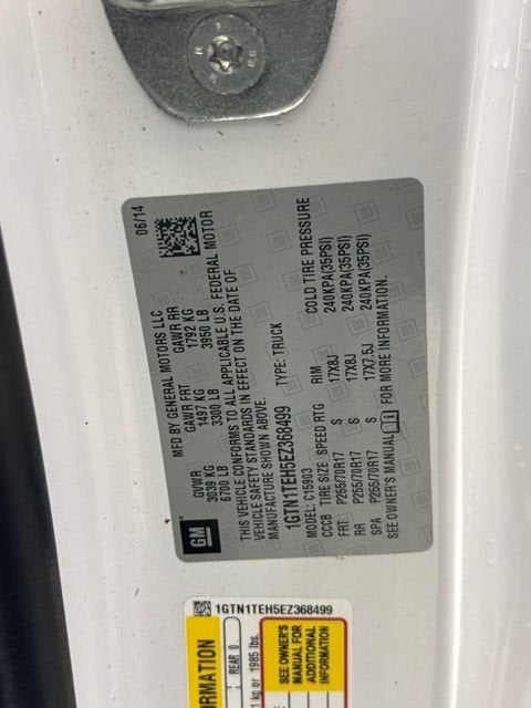 2014 GMC Sierra 1500 NA