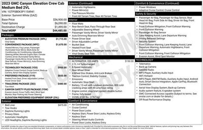 2023 GMC Canyon 2WD Elevation