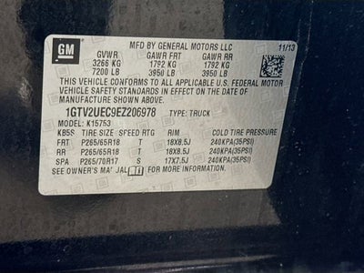 2014 GMC Sierra 1500 SLE