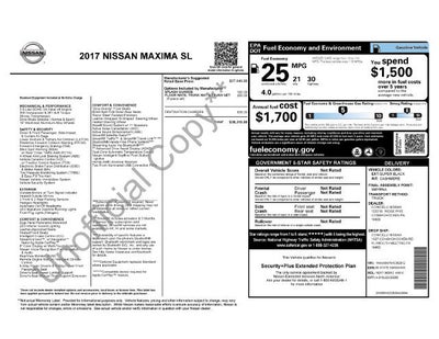 2017 Nissan Maxima 3.5 SL