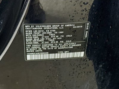 2019 Volkswagen Atlas 3.6L V6 SE w/Technology