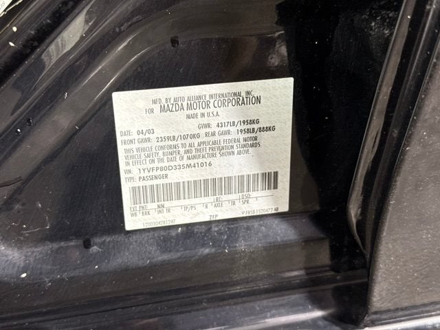2003 Mazda Mazda6 s