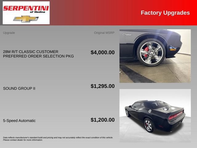 2013 Dodge Challenger R/T Classic