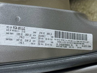 2016 Dodge Grand Caravan SE