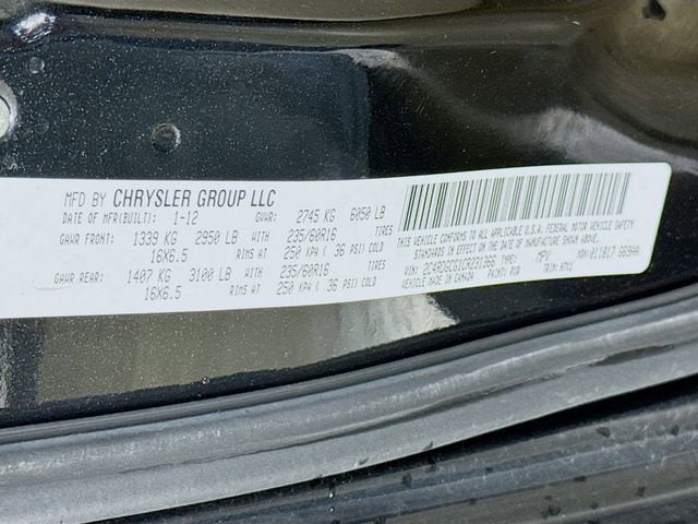 2012 Dodge Grand Caravan SXT