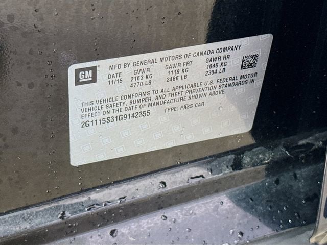 2016 Chevrolet Impala LT