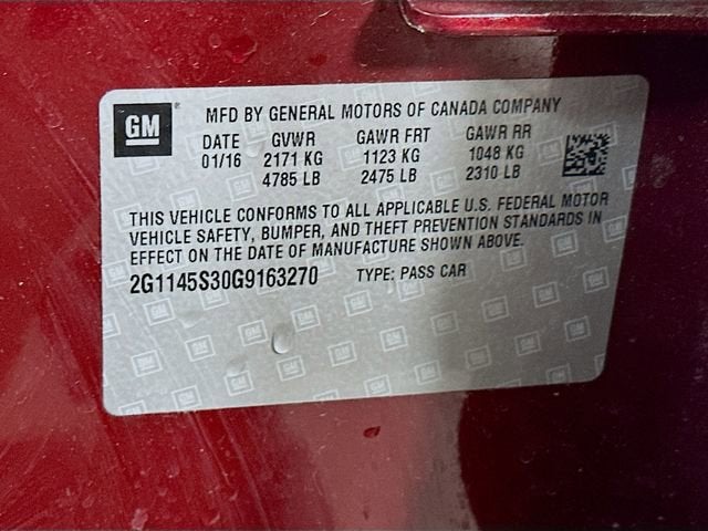 2016 Chevrolet Impala LTZ