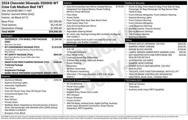 2024 Chevrolet Silverado 3500 HD WT