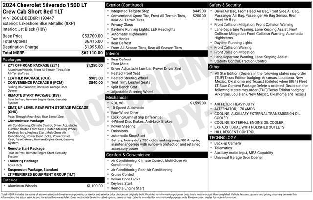 2024 Chevrolet Silverado 1500 LT