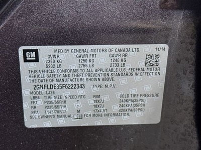 2015 Chevrolet Equinox LTZ