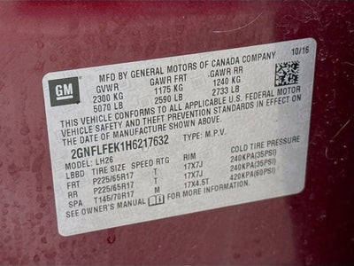 2017 Chevrolet Equinox LT