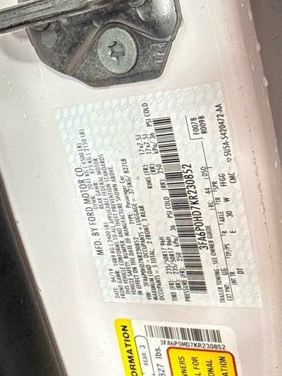 2019 Ford Fusion SE