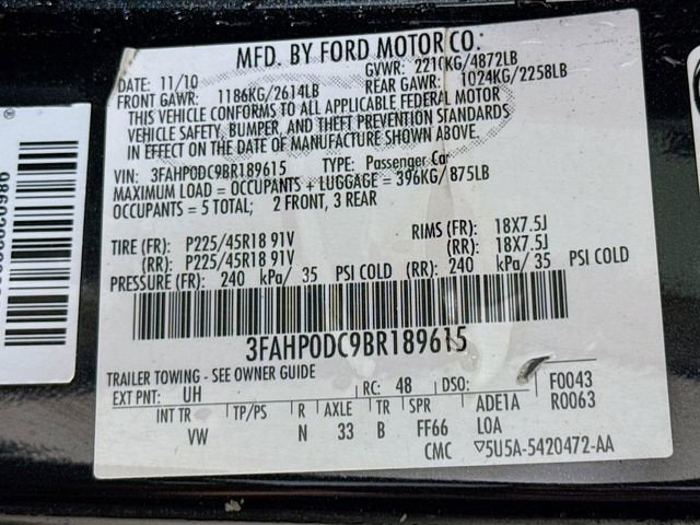 2011 Ford Fusion SPORT