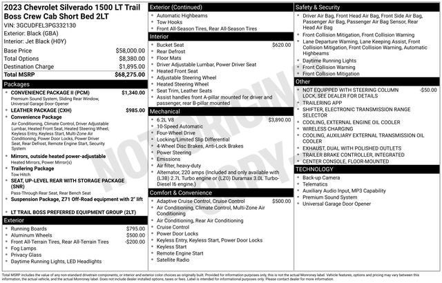 2023 Chevrolet Silverado 1500 LT Trail Boss