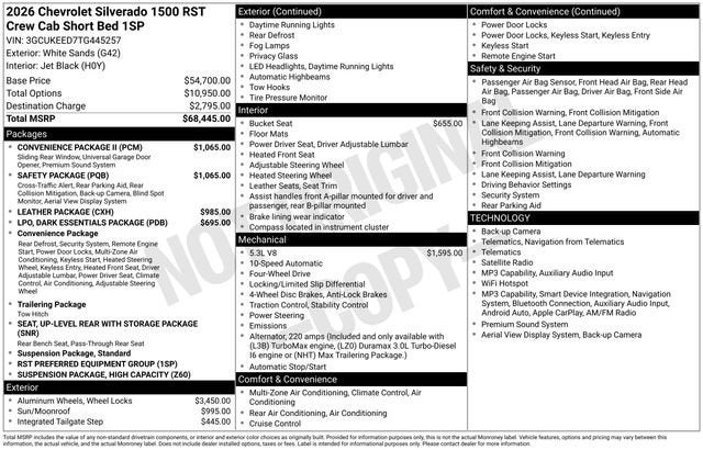 2026 Chevrolet Silverado 1500 RST