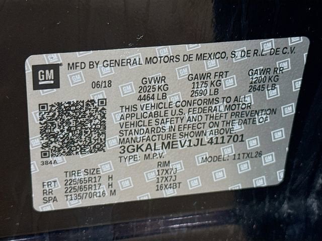 2018 GMC Terrain SLE