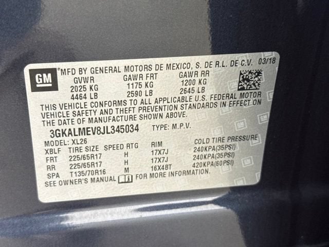 2018 GMC Terrain SLE