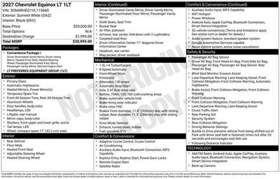 2027 Chevrolet Equinox LT